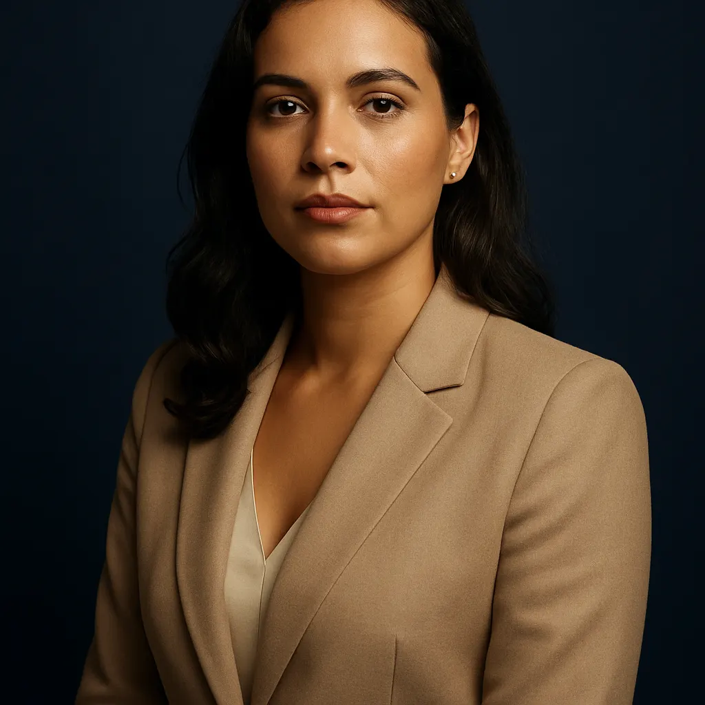 Retrato da fundadora da Aura